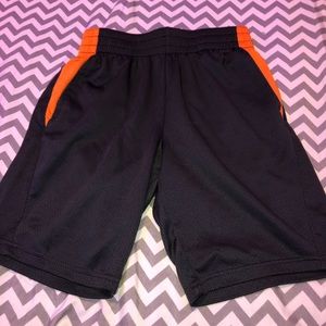 Gray & Orange basketball shorts